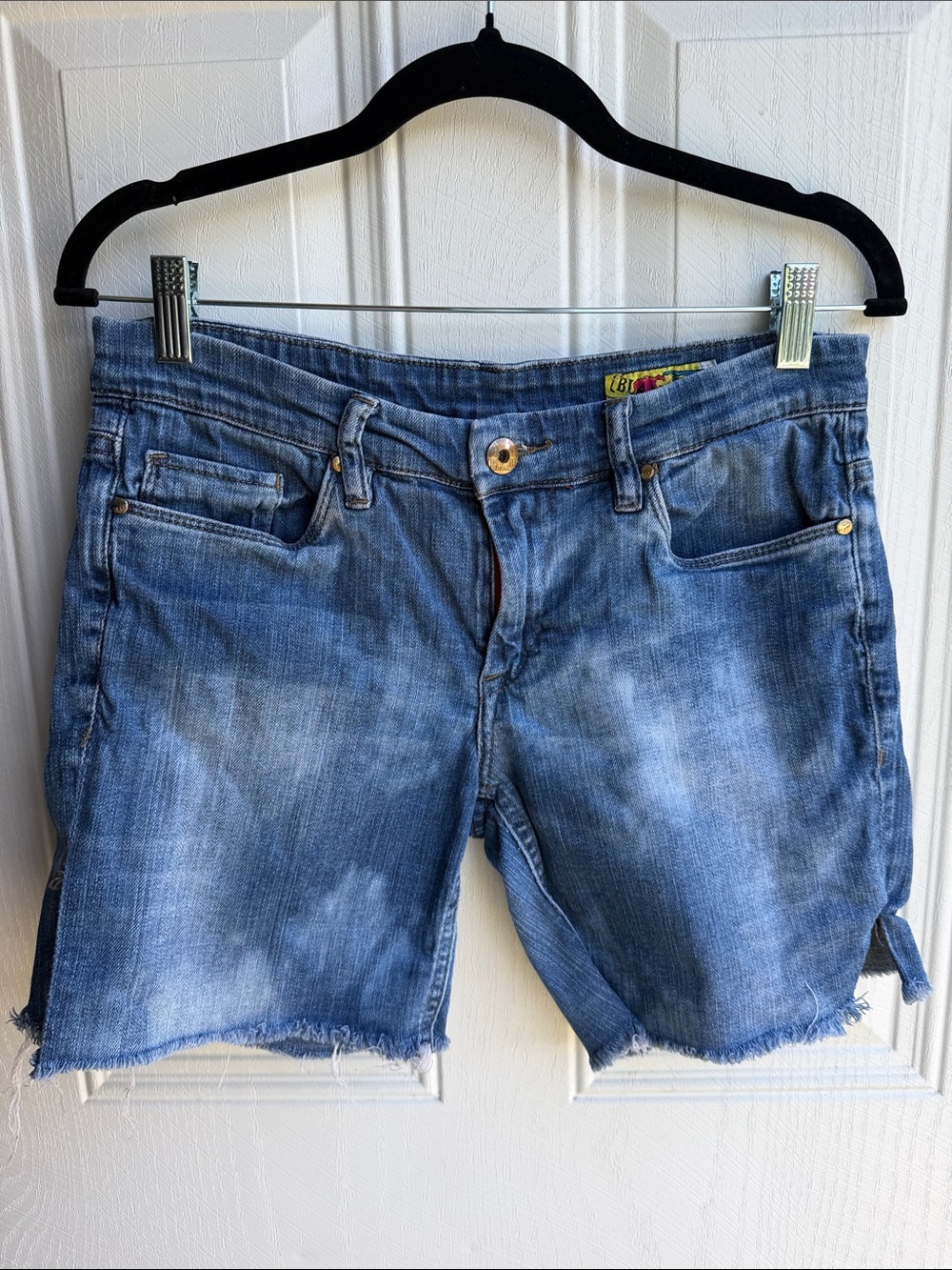 Blank NYC Denim Festival Skater Cutoff Shorts Size 26
